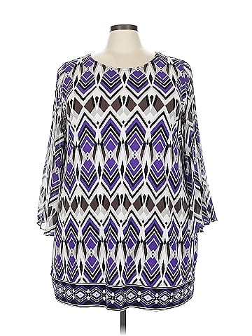 Alfani 3/4 Sleeve T-Shirt (view 1)