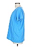 Woman Within 100% Cotton Solid Blue Short Sleeve T-Shirt Size 18 (L) - photo 4