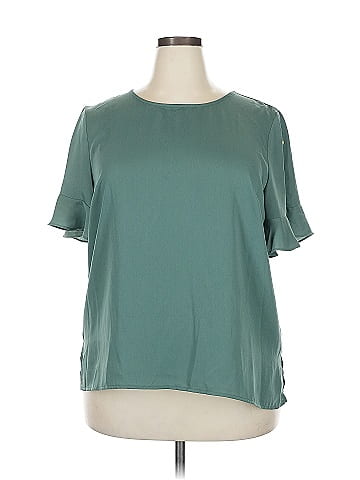 Liz Claiborne Short Sleeve Blouse (view 1)