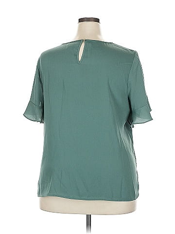 Liz Claiborne Short Sleeve Blouse (view 2)