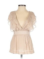 Bebe Sleeveless Silk Top
