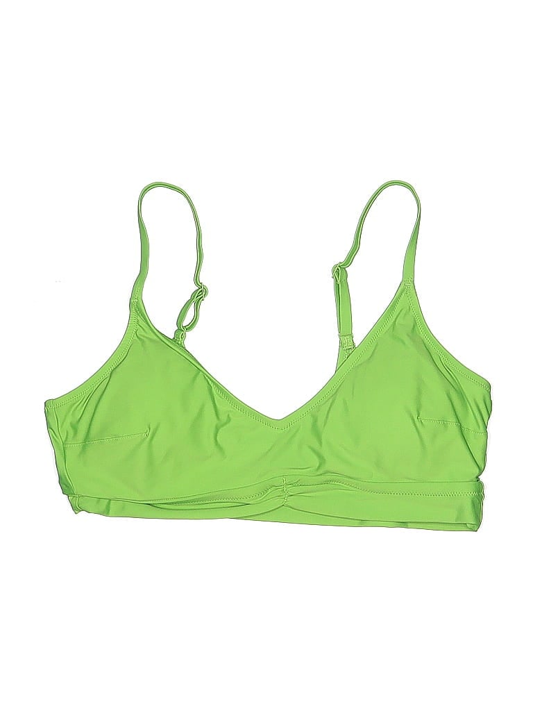 Pre-owned Aerie Swimsuit Top Green Swimwear