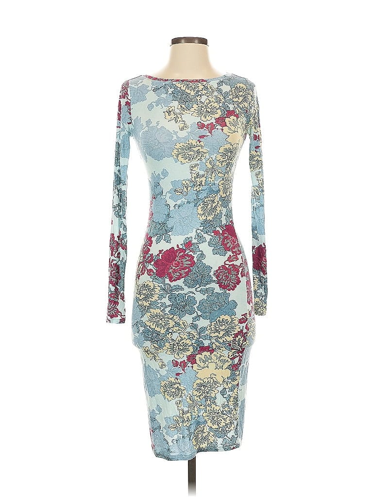 Pre-owned Bcbgmaxazria Cocktail Dress In Blue