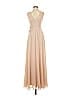 BHLDN 100% Polyester Tan Cocktail Dress Size XS - photo 1