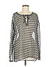 Old Navy Gray Long Sleeve Blouse Size M - photo 1