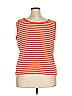 Woman Within Stripes Orange Tank Top Size 2X - photo 2