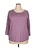 RBX Solid Purple 3/4 Sleeve T-Shirt Size 2X - photo 1