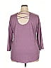RBX Solid Purple 3/4 Sleeve T-Shirt Size 2X - photo 2