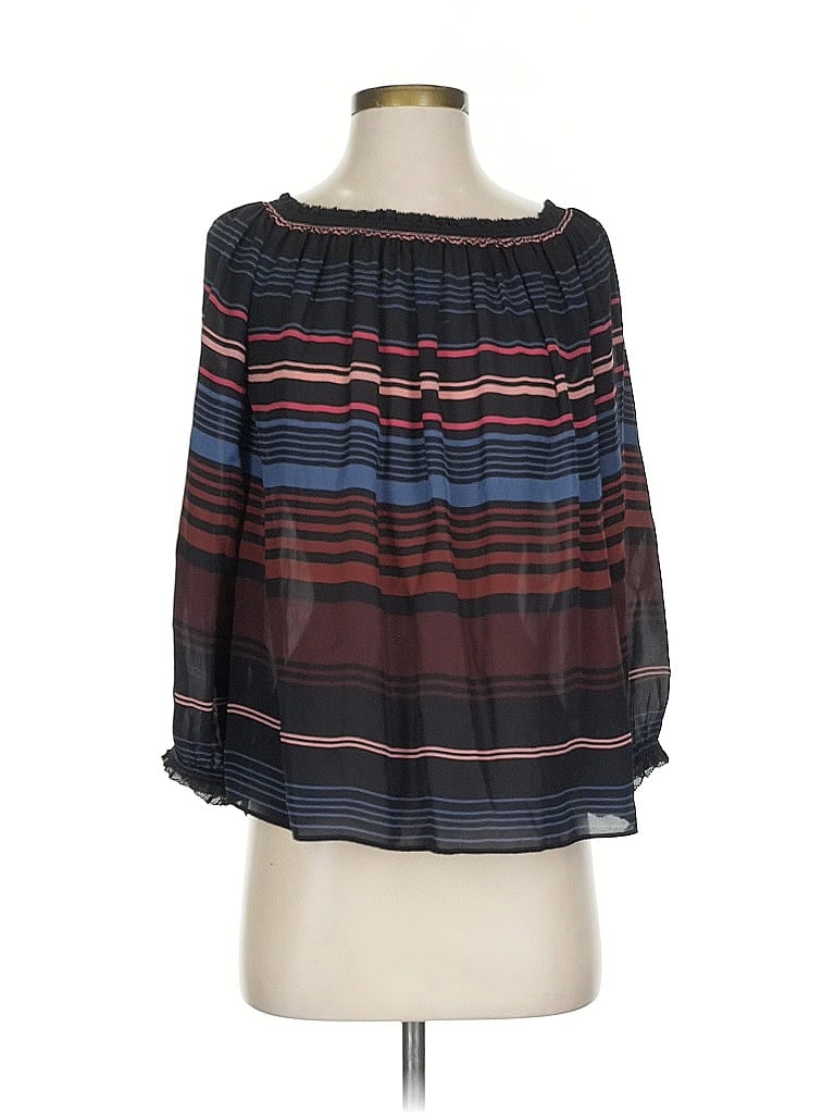 Click to view more detailed imagery on our partner's website Pre-owned Joie 3/4 Sleeve Blouse In Black