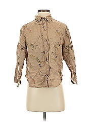 Chico's Design Long Sleeve Silk Top