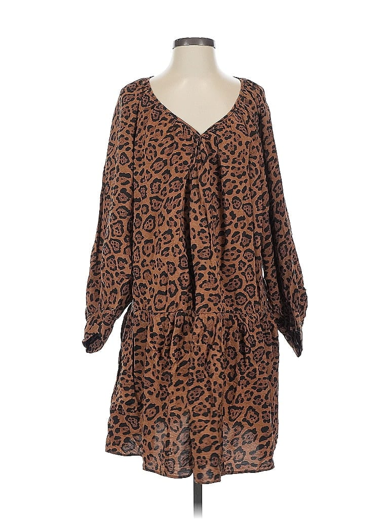 Pre-owned H&m Casual Dress In Brown