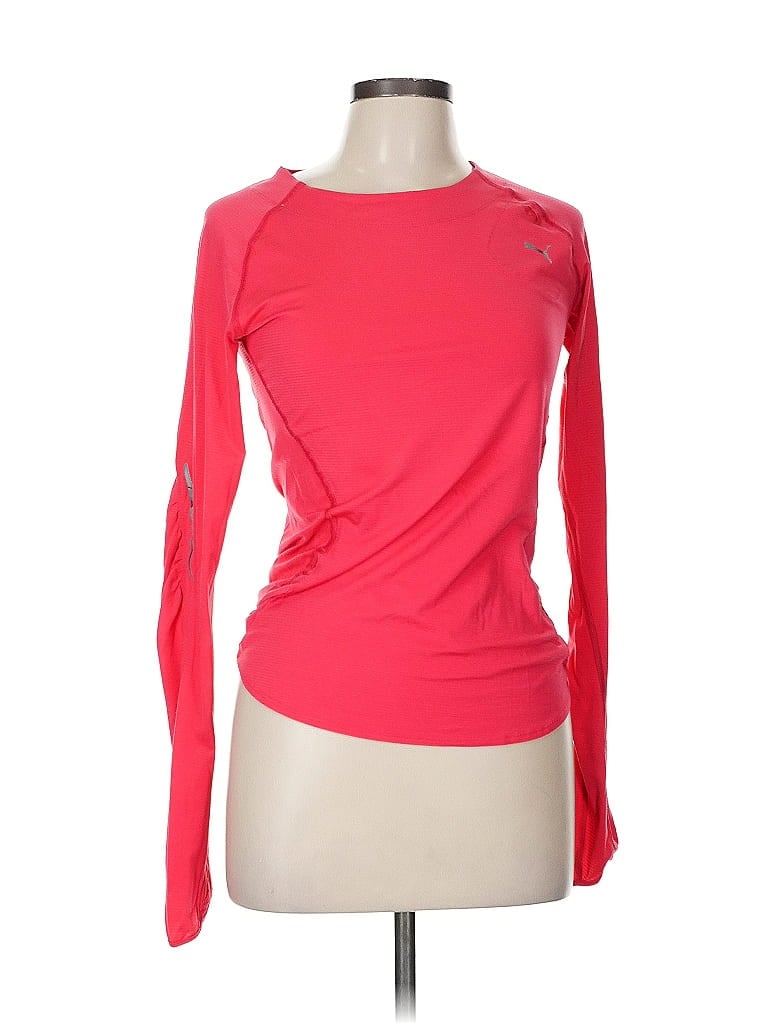Pre-owned Puma Long Sleeve T-shirt In Pink