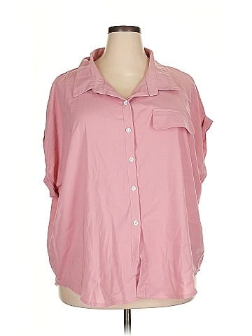 Shein Curve Short Sleeve Blouse (view 1)