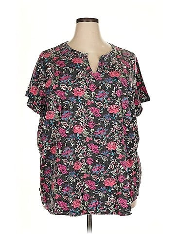 Woman Within Short Sleeve Blouse (view 1)