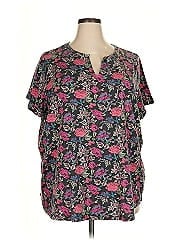 Woman Within Short Sleeve Blouse