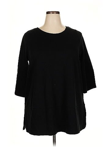 Woman Within 3/4 Sleeve T-Shirt (view 1)