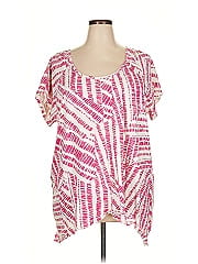 Woman Within Short Sleeve Blouse