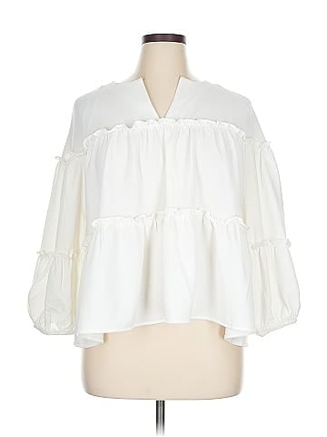 Marc New York Andrew Marc 3/4 Sleeve Blouse (view 1)