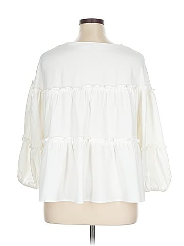 Marc New York Andrew Marc 3/4 Sleeve Blouse (view 2)
