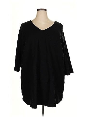 Woman Within 3/4 Sleeve Top (view 1)