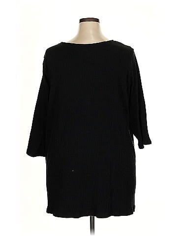 Woman Within 3/4 Sleeve Top (view 2)