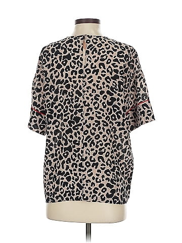 No. 21 Short Sleeve Silk Top (view 2)