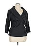 Alex Evenings Black 3/4 Sleeve Blouse Size XL - photo 1