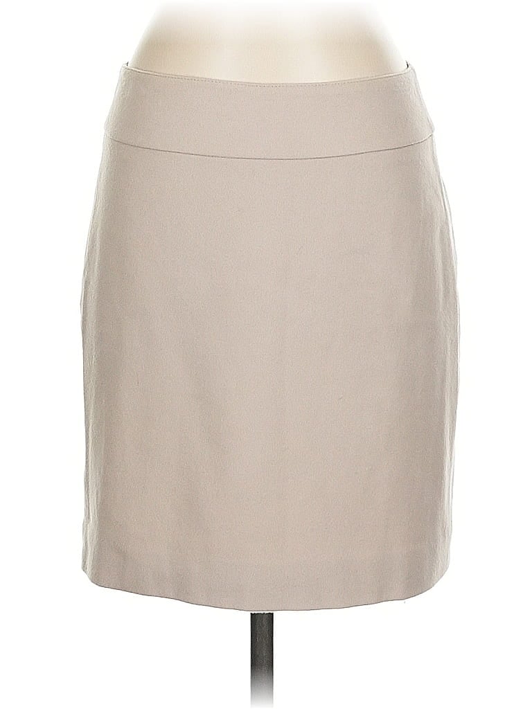 Pre-owned Ann Taylor Wool Skirt In Brown