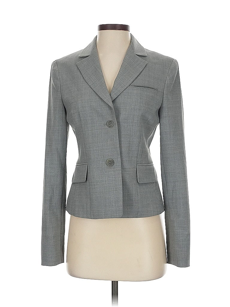 Click to view more detailed imagery on our partner's website Pre-owned Bcbgmaxazria Wool Blazer Jacket In Gray