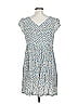 Denim & Supply Ralph Lauren 100% Viscose Print Blue Casual Dress Size L - photo 2