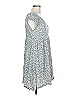 Denim & Supply Ralph Lauren 100% Viscose Print Blue Casual Dress Size L - photo 3