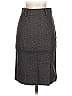 Vivienne Tam Tweed Gray Wool Skirt Size Med (2) - photo 2