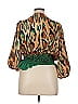 Ashley Stewart 100% Polyester Green 3/4 Sleeve Blouse Size 14 (petite) - photo 2