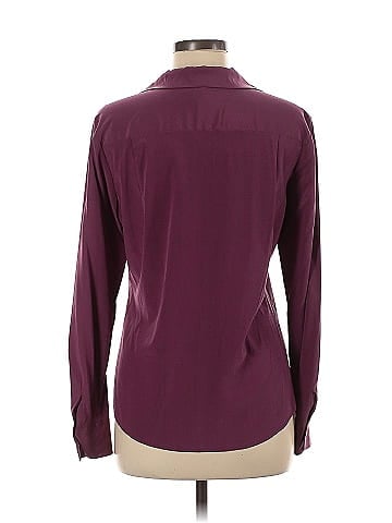 Alfani Long Sleeve Silk Top (view 2)