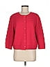 St. John Red Cardigan Size M (estimated) - photo 1