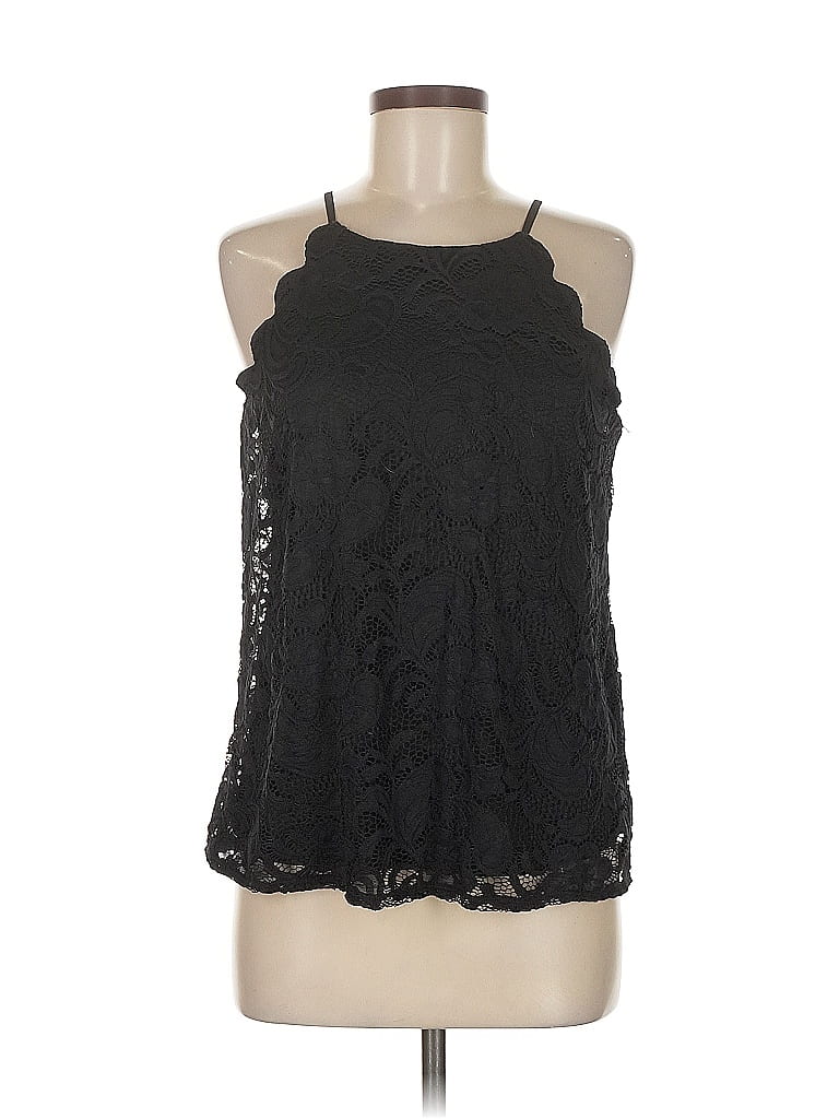 Pre-owned Fortune + Ivy Sleeveless Blouse In Black