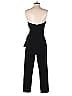 Black Halo Solid Black Jumpsuit Size 4 - photo 2