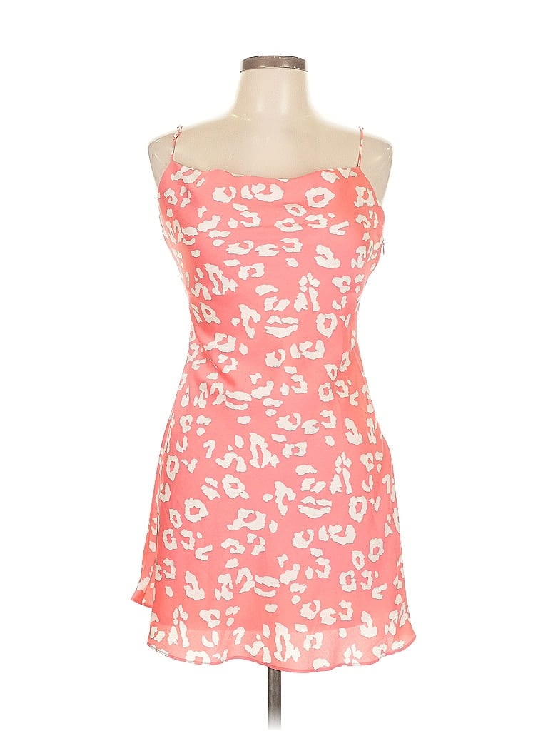 Pre-owned Cotton Candy La Cocktail Dress In Orange