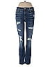 7 For All Mankind Hearts Blue Jeans Size 27 waist - photo 1