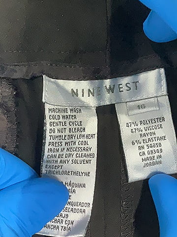 Nine West Black Dress Pants Size 16