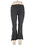 FRAME Denim Chevron-herringbone Gray Black Jeans Size 30 waist - photo 1