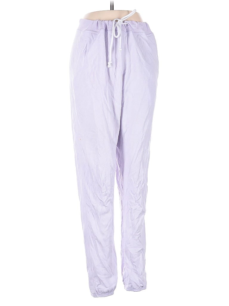 Pre-owned Something Navy Casual Pants In Purple