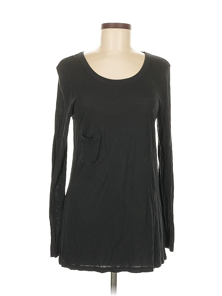 Click to view more detailed imagery on our partner's website Pre-owned Michael Stars Long Sleeve T-shirt In Black