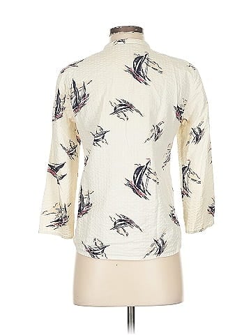 L.L.Bean Signature 3/4 Sleeve Blouse (view 2)