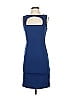 Catherine Malandrino Solid Blue Cocktail Dress Size S - photo 1