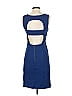 Catherine Malandrino Solid Blue Cocktail Dress Size S - photo 2