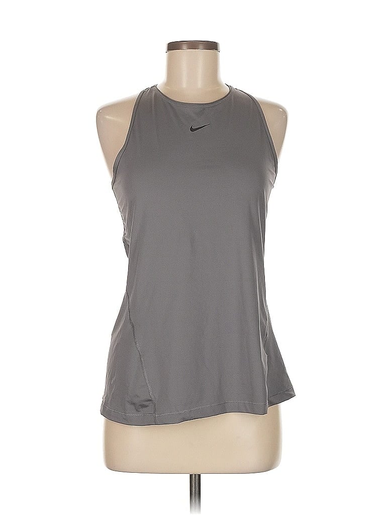 Pre-owned Nike Active Tank Top In Gray