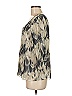 Robert Rodriguez 100% Silk Gray 3/4 Sleeve Silk Top Size 6 - photo 4