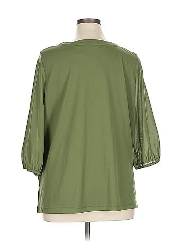 Sag Harbor 3/4 Sleeve Blouse (view 2)