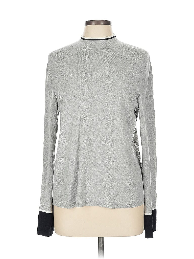 Ann Taylor Gray Turtleneck Sweater Size L - photo 1